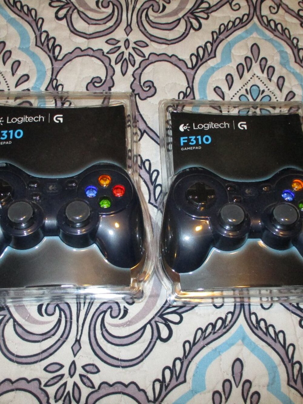 2 NEW!! Logitech - F310 Gaming Pad - Blue/Black